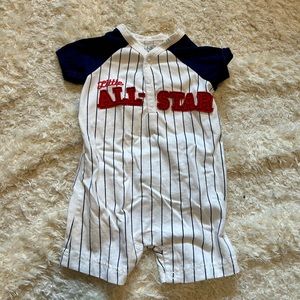 Baby Baseball Onesie - Little All-Star - 6-9 months